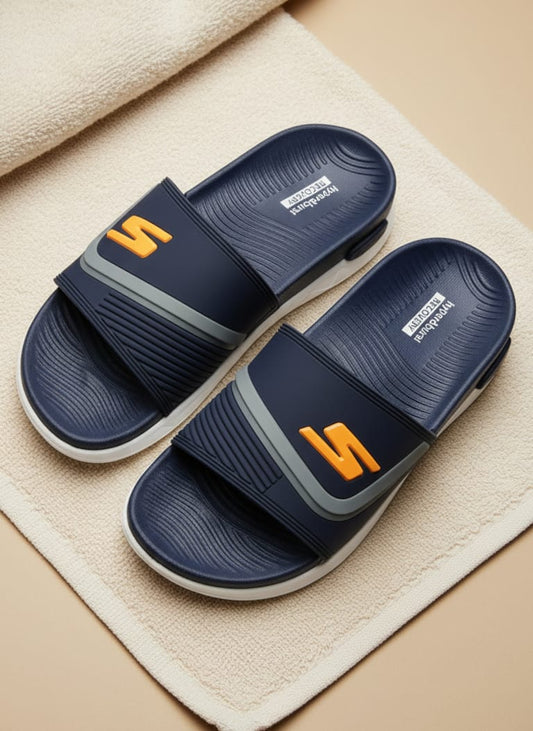 Premium Ultra-Soft Recovery Slides for Men | Cloud Comfort Cushioned Slippers | Anti-Slip Lightweight Home & Outdoor Slides