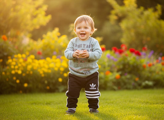 Kids Winter Tracksuit | Light Grey & Black Fleece Outfit for Boys | Warm & Comfortable Kidswear Pakistan